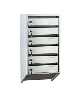 Многоквартирные почтовые ящики ПРАКТИК PB-6C KL