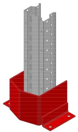 Защита стойки фронтальная Защита стойки